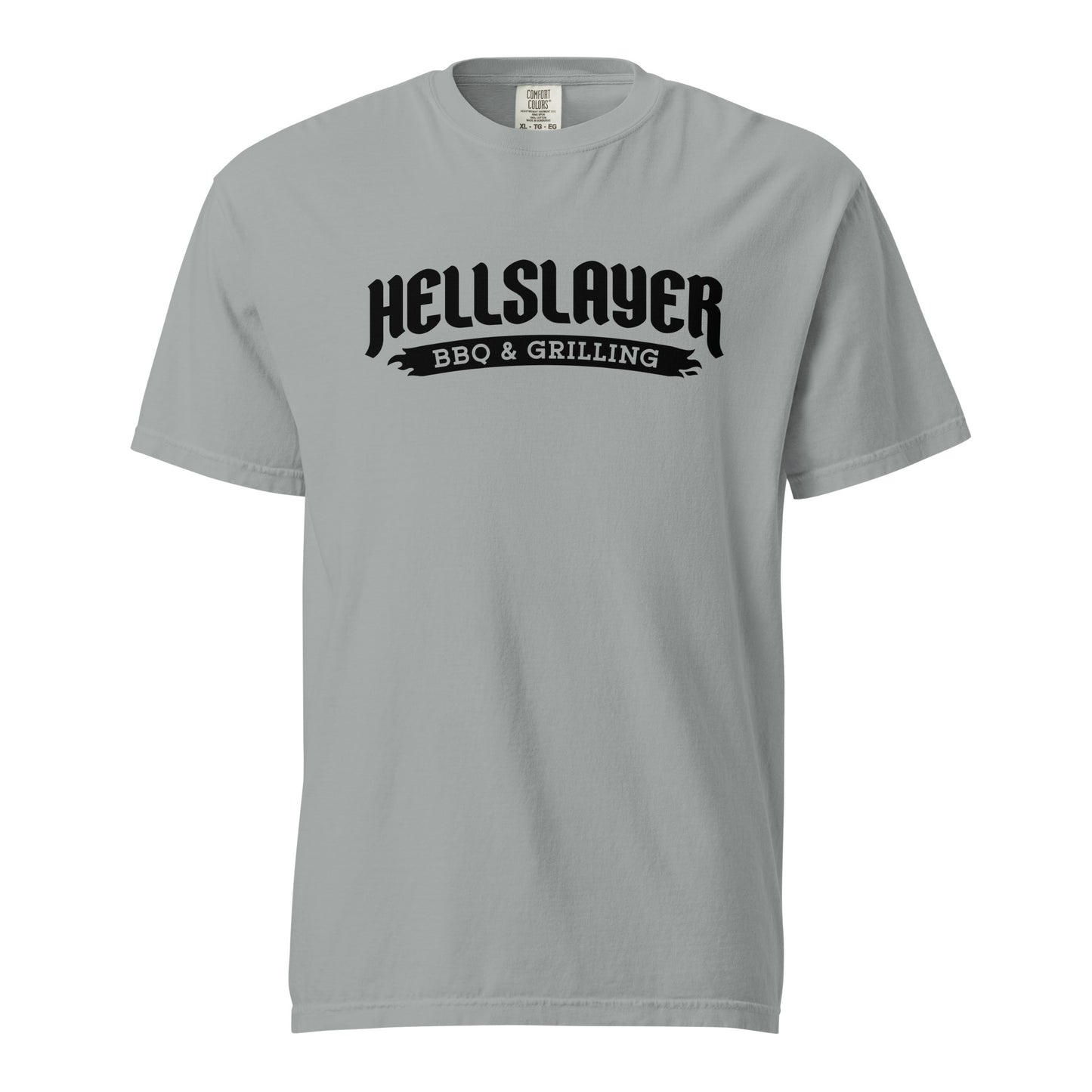 Hellslayer BBQ & Grilling Logo Comfort Colors T-Shirt