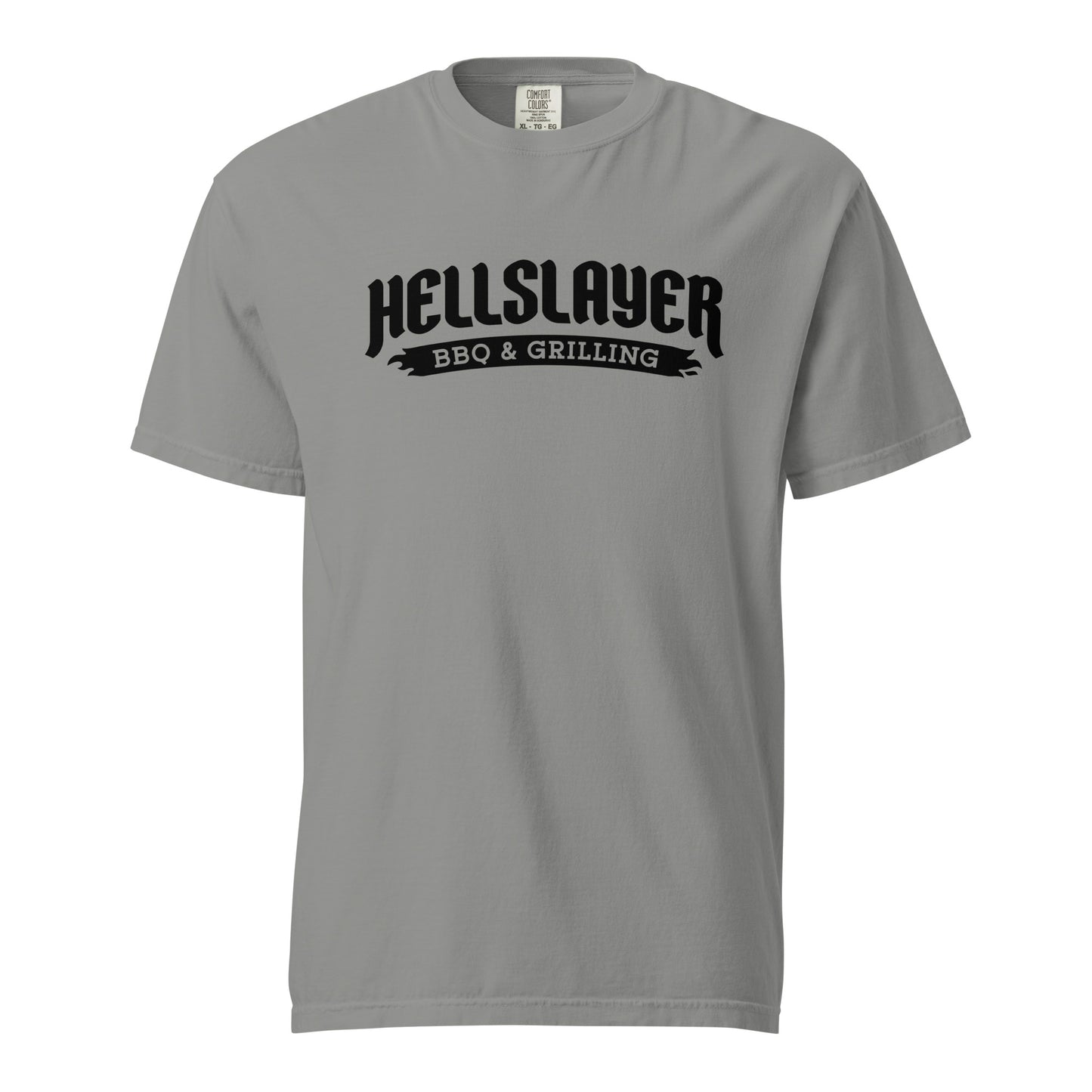 Hellslayer BBQ & Grilling Logo Comfort Colors T-Shirt