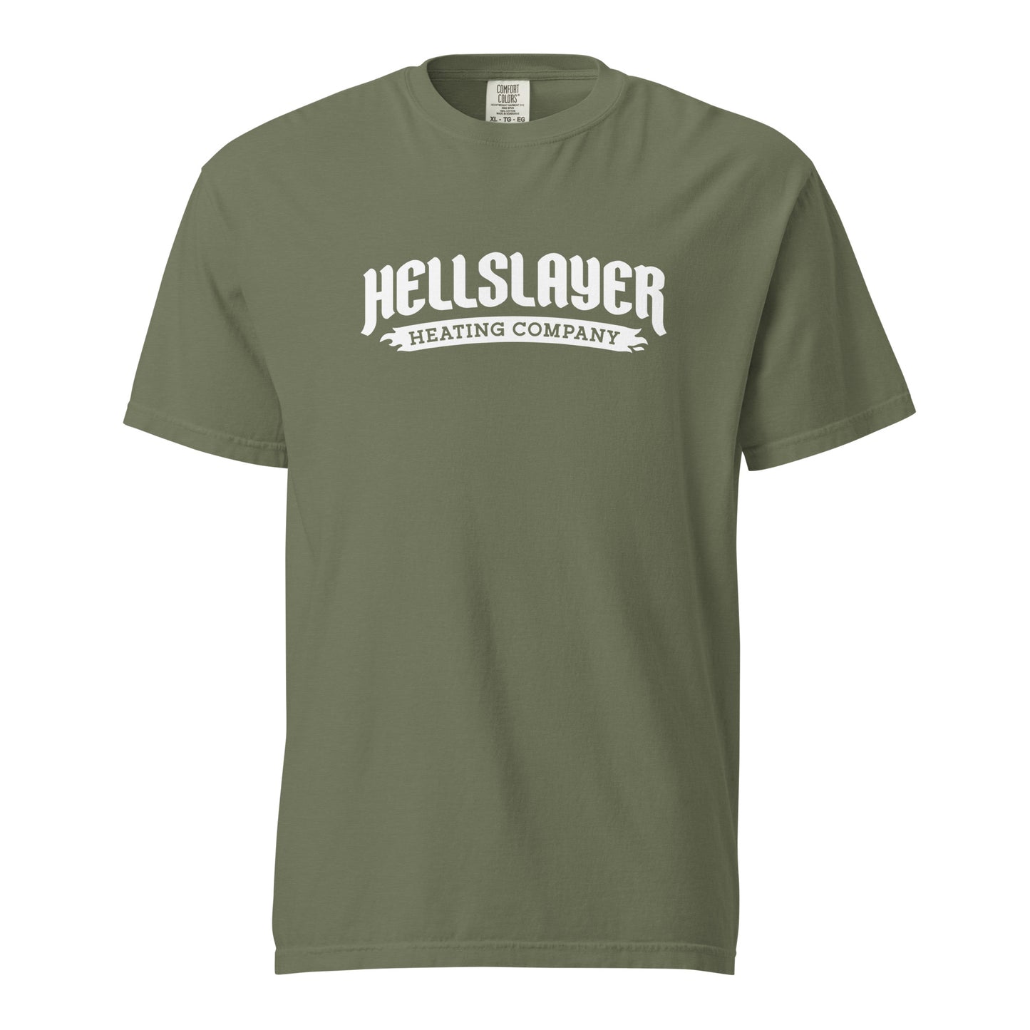 Hellslayer Heating Company Logo Comfort Colors T-shirt