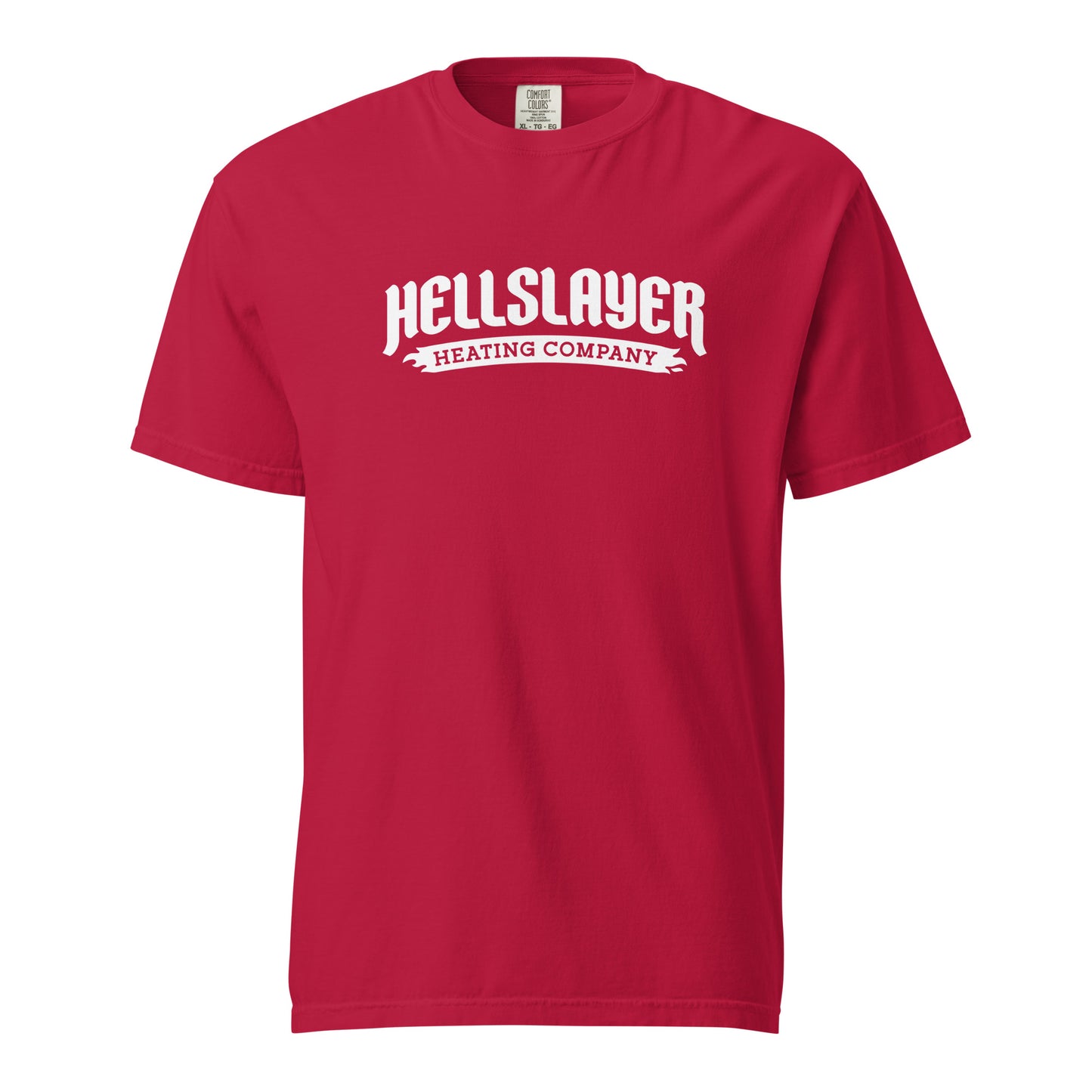 Hellslayer Heating Company Logo Comfort Colors T-shirt